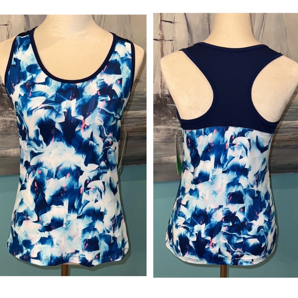 NWT Prince Blue Tennis Racerback Tank Top, Small